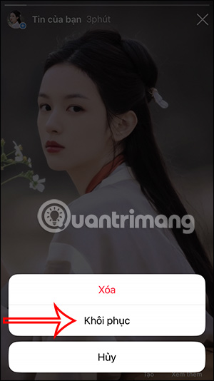 Khôi phục Tin Instagram