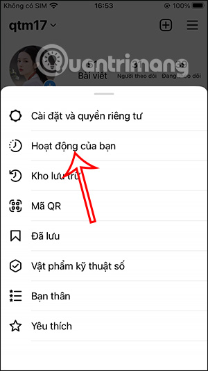 Hoạt động trên Instagram