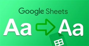 Cách đổi font chữ mặc định Google Sheets