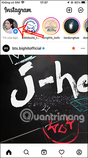 Đăng Story Instagram