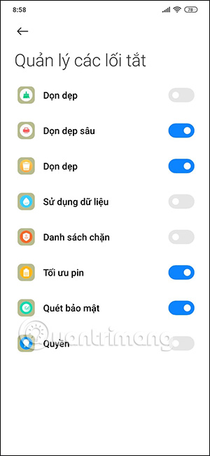 Kích hoạt công cụ bảo mật trên Xiaomi