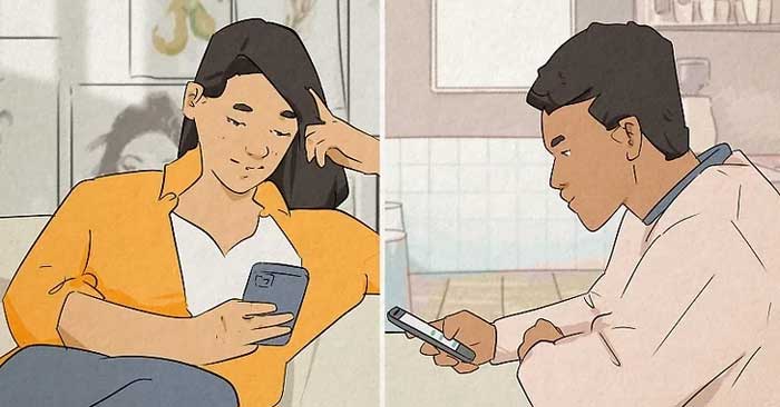 Dấu hiệu tình yêu khi nhắn tin