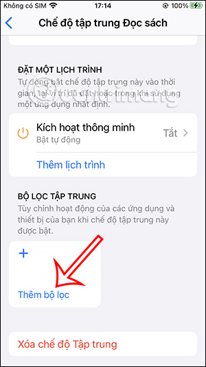 Thêm bộ lọc cho chế độ Focus iPhone