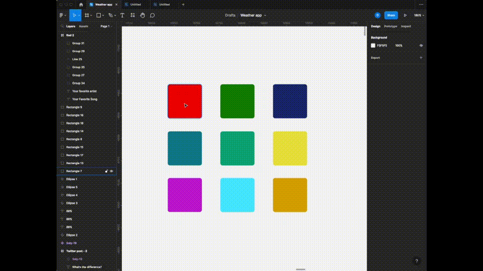 Xem trước một màu bằng công cụ Eye Dropper