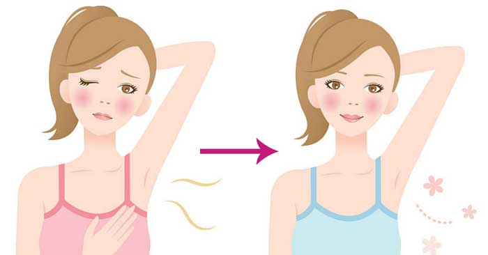 Cách trị hôi nách tự nhiên