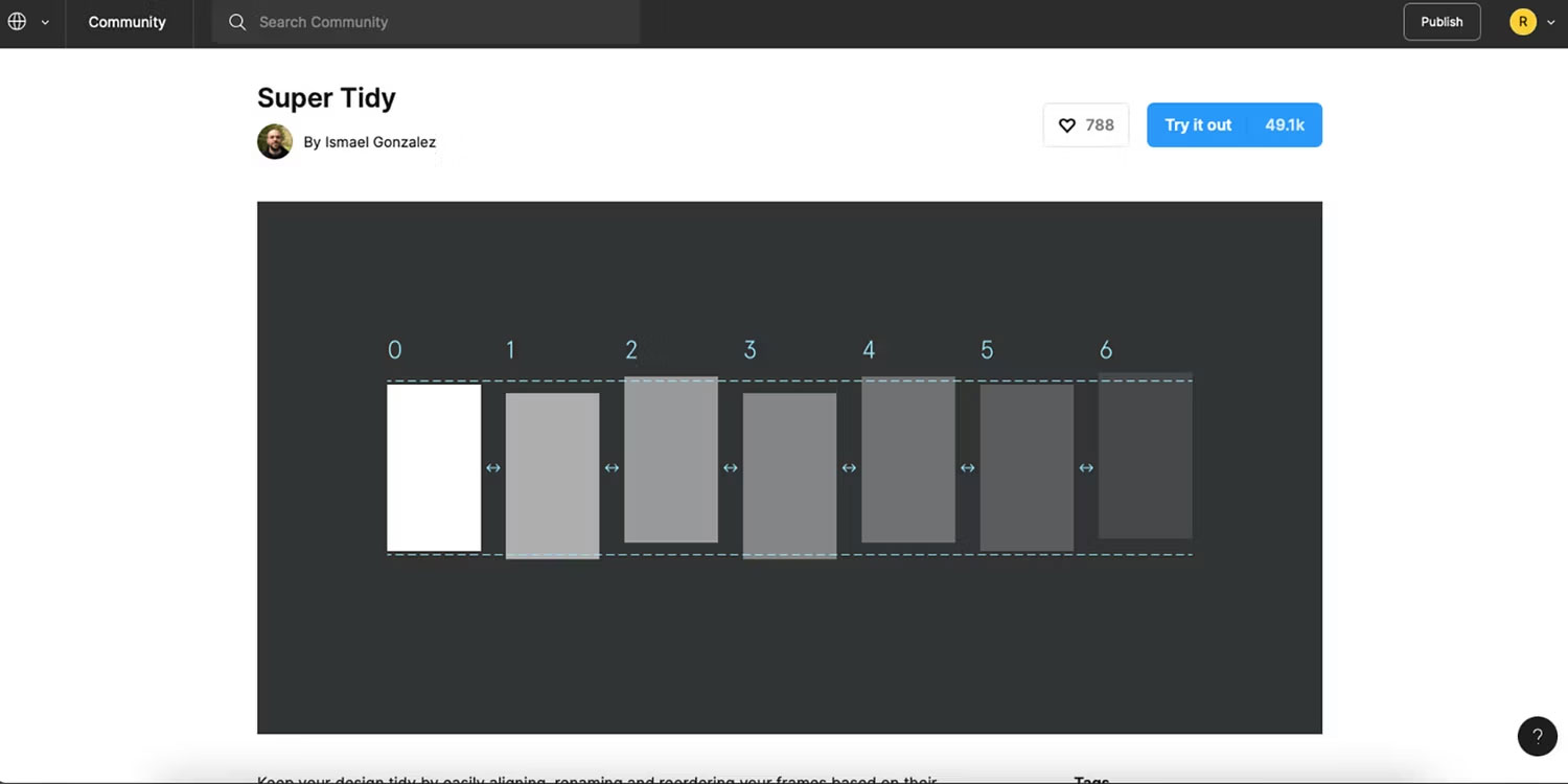Plugin Figma Super Tidy
