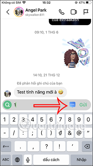 Phím tắt trả lời nhanh