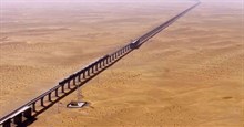 Xem cách Trung Quốc xây đường sắt 825 km qua 'Biển Tử thần' 