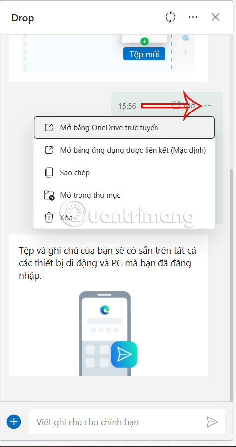 Tùy chỉnh dữ liệu trên Microsoft Edge