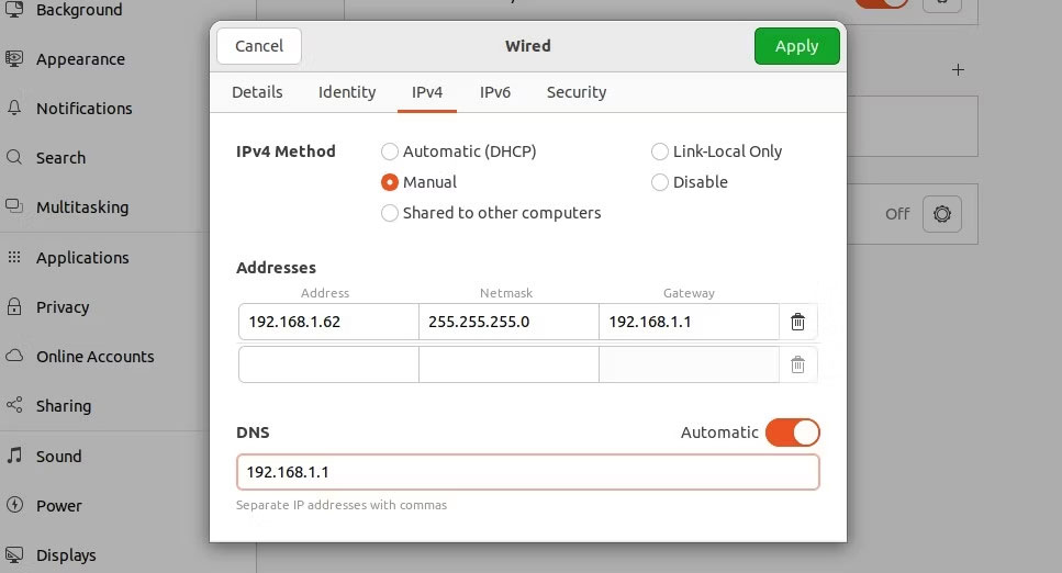 Cách cấu hình địa chỉ IP tĩnh trên Ubuntu 22.04 LTS và 22.10