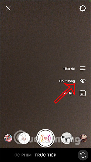 Chỉnh đối tượng livestream Instagram