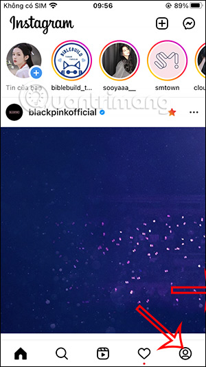 Tài khoản Instagram cá nhân