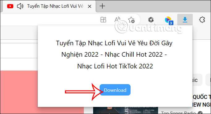 Chọn tải video trên DmSave