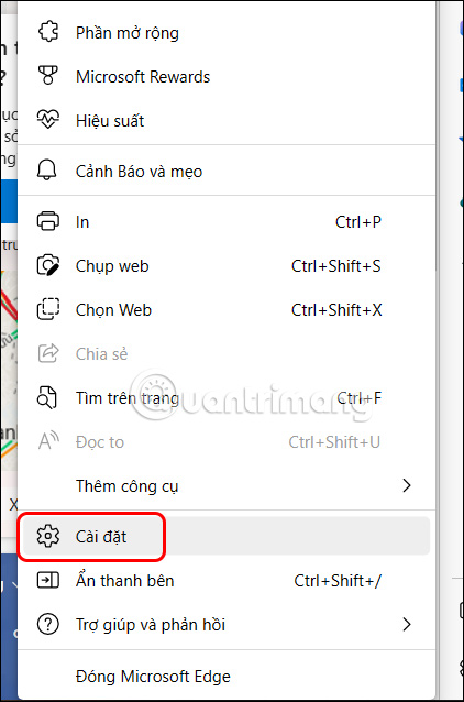 Cài đặt trên Microsoft Edge PC