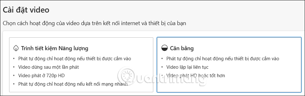 Chế độ phát video nền trên Microsoft Edge