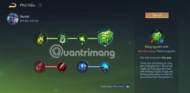 Phù hiệu cho Xeniel trong mùa S1 2023