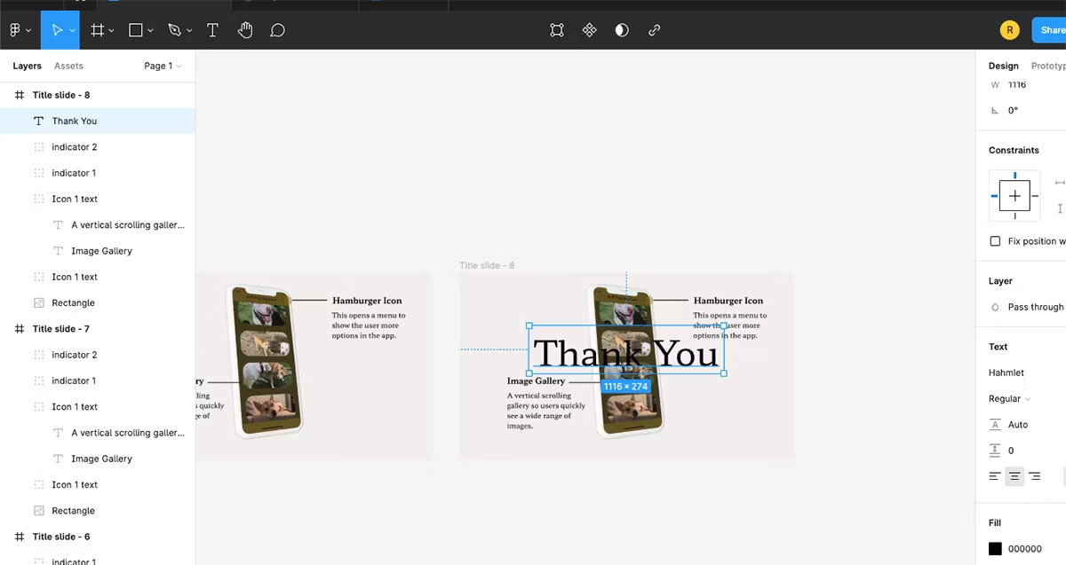 Figma với frame mockup và nội dung mô tả