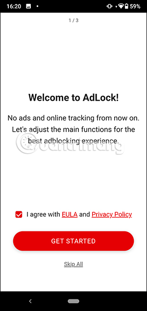 Điều khoản dùng AdLock