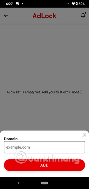 Paste URL trang web