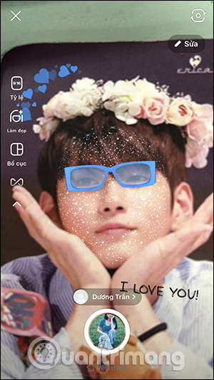 Quay video chụp ảnh trên B612