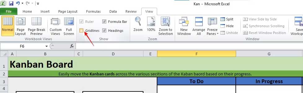 Chỉnh sửa bảng Kanban