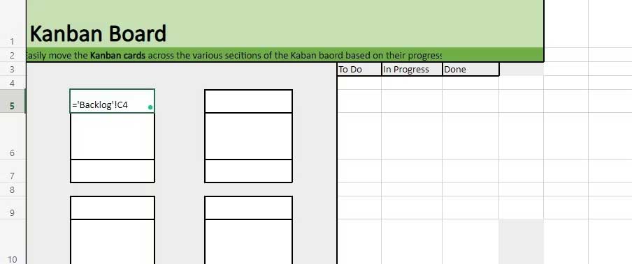 Backlog trên Kanban Board