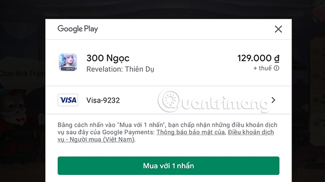 Nạp Revelation Thiên Dụ trực tiếp