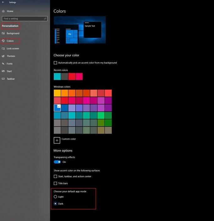 Tự động bật Dark Mode cho Chrome trong Windows