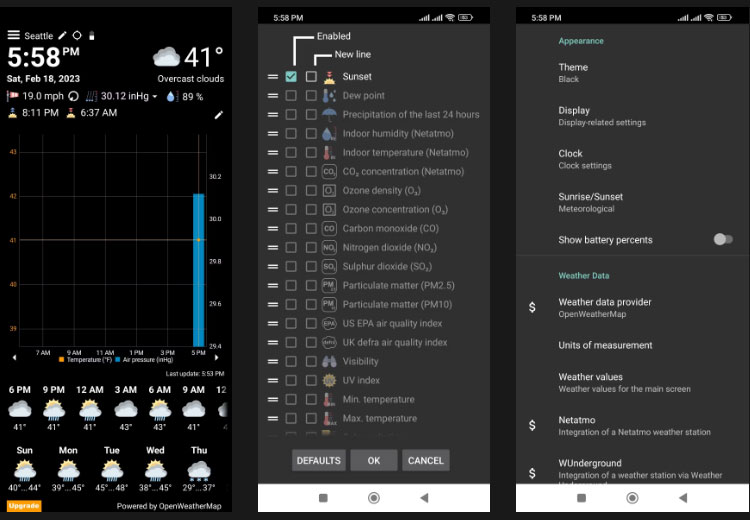 just weather