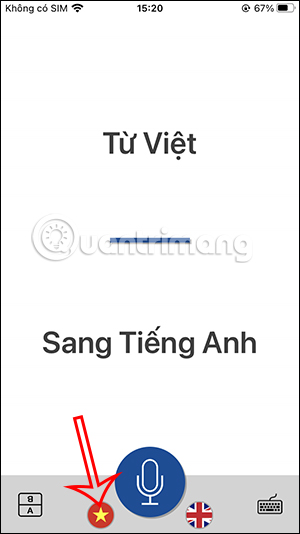 Giao diện Instant Voice Translate