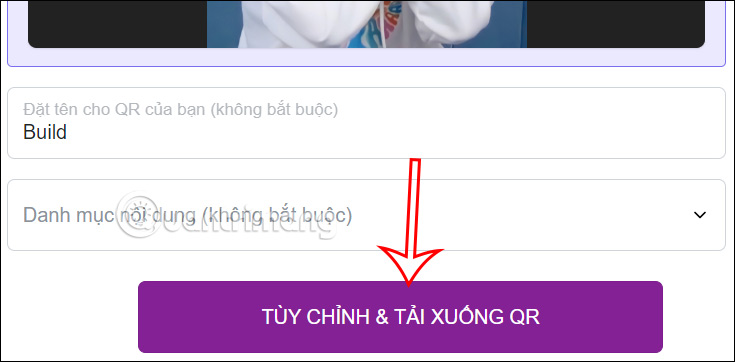 Tùy chỉnh mã QR