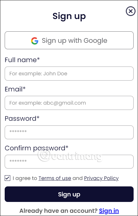 Đăng ký thông tin REimagine