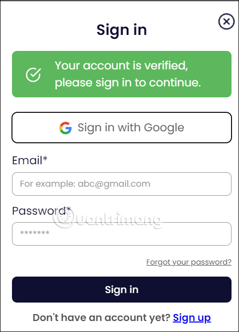 Đăng nhập tài khoản REimagine