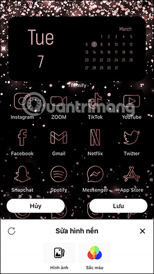 Chọn hình nền mới cho iPhone
