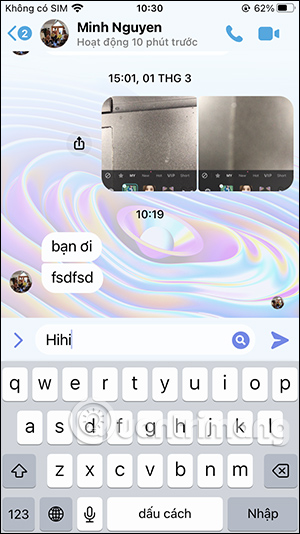 Gửi tin nhắn Messenger