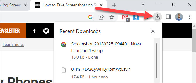 UI “Download Bubble” Chrome mới