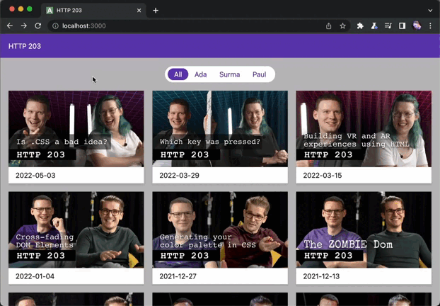 Chuyển đổi mượt mà hơn trong ứng dụng web