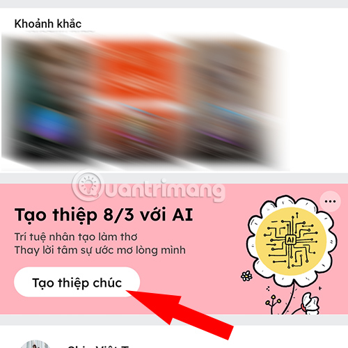 Tạo thiệp mừng ngày 8/3 với Zalo AI