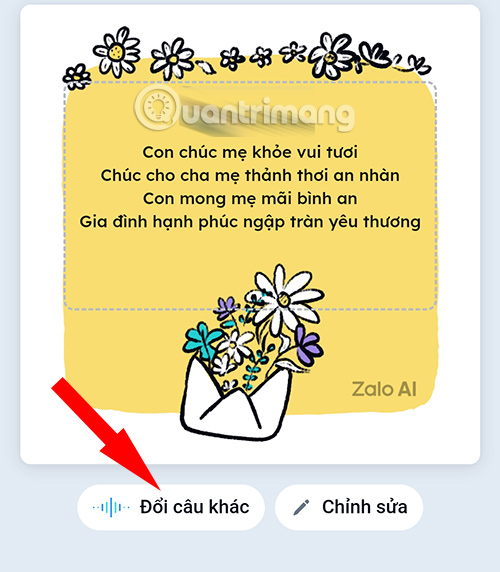 Tạo thiệp mừng ngày 8/3 với Zalo AI