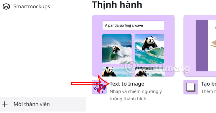 Canva text to image