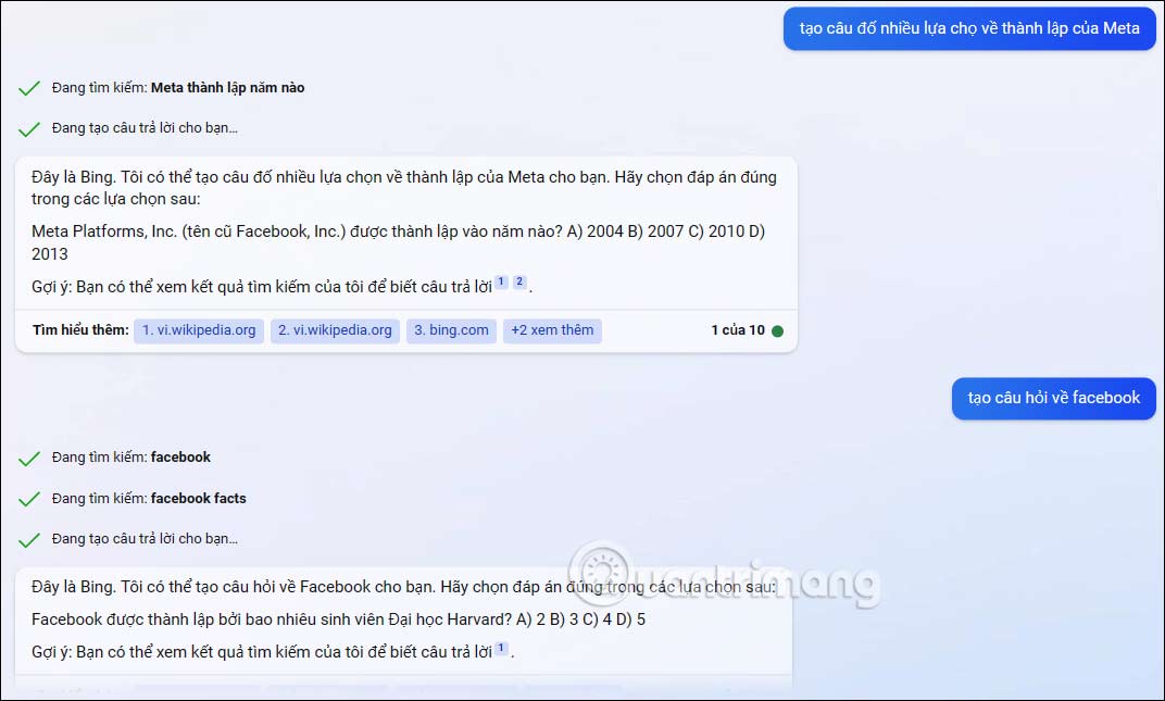 Sáng tạo nội dung với Bing Chat AI