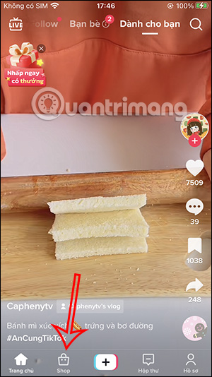 Truy cập TikTok Shop