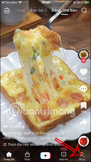 Hồ sơ trên TikTok