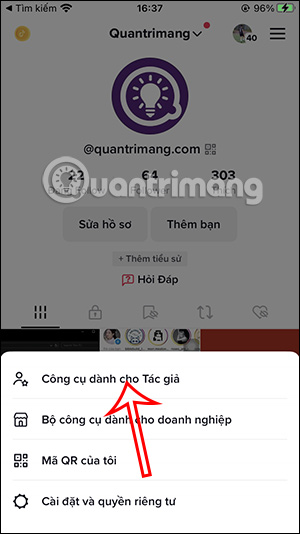 Công cụ cho tác giả TikTok