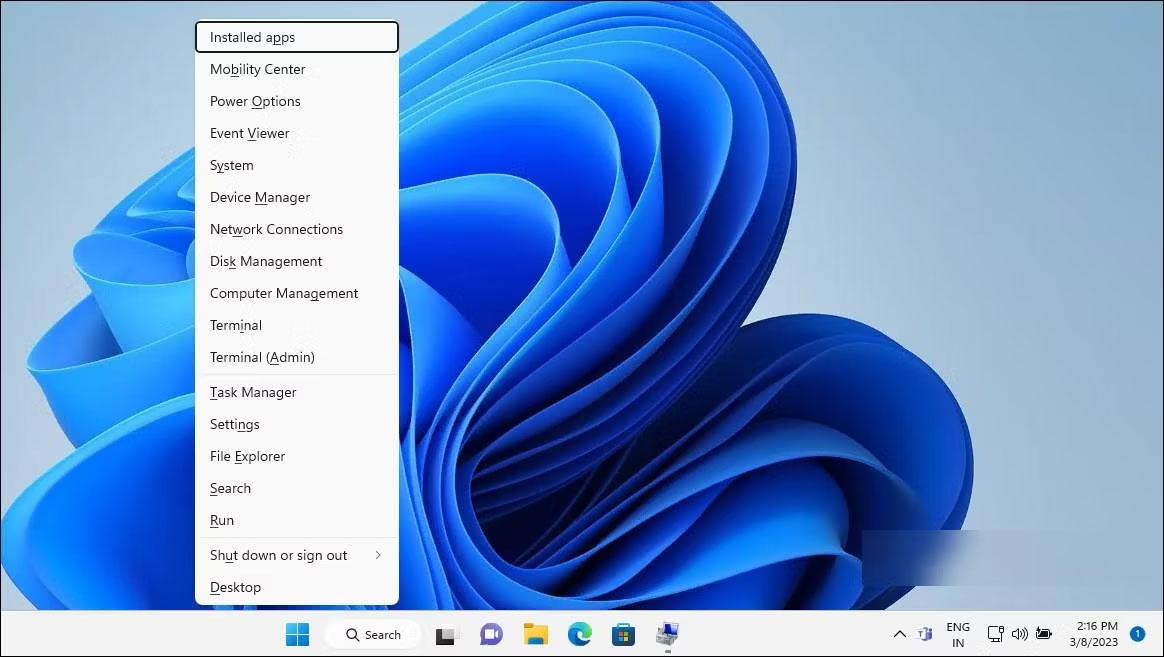 Computer Management trên Windows 11