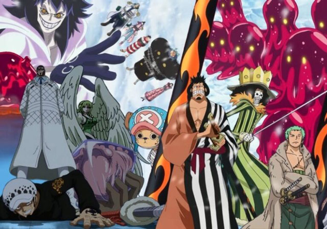 Nhóm Luffy đã ghé đảo Punk Hazard sau khi nhận tin cầu cứu từ đây