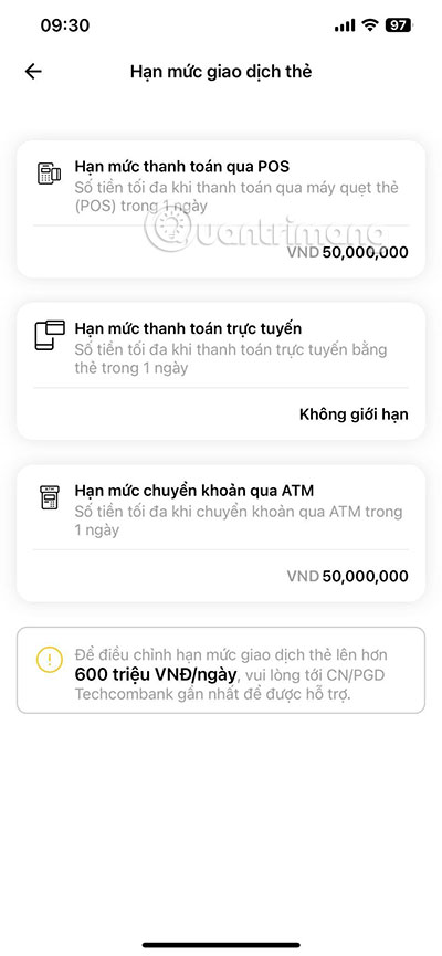 thay doi thanh toan truc tuyen the