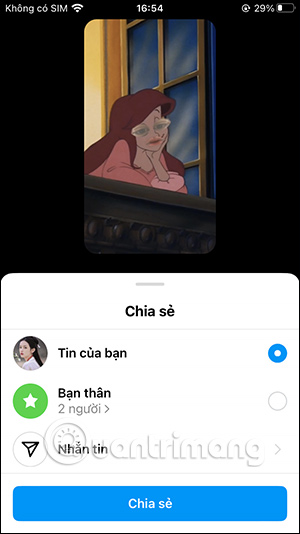 Đăng Story Instagram