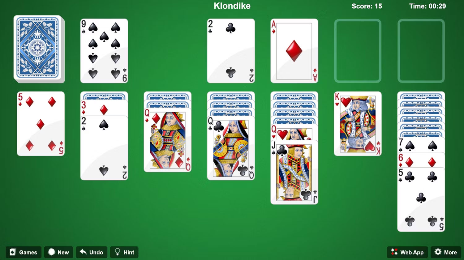 Ứng dụng web Chrome Solitaire