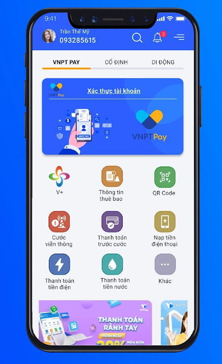 Các tính năng của My VNPT